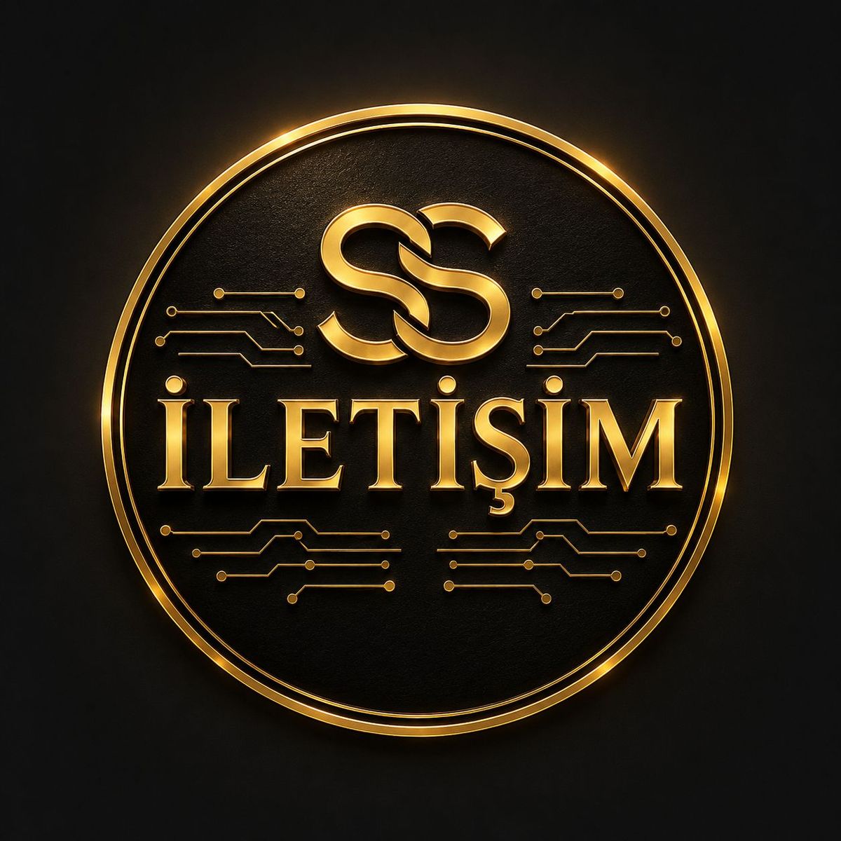 SS İletişim altın amblem